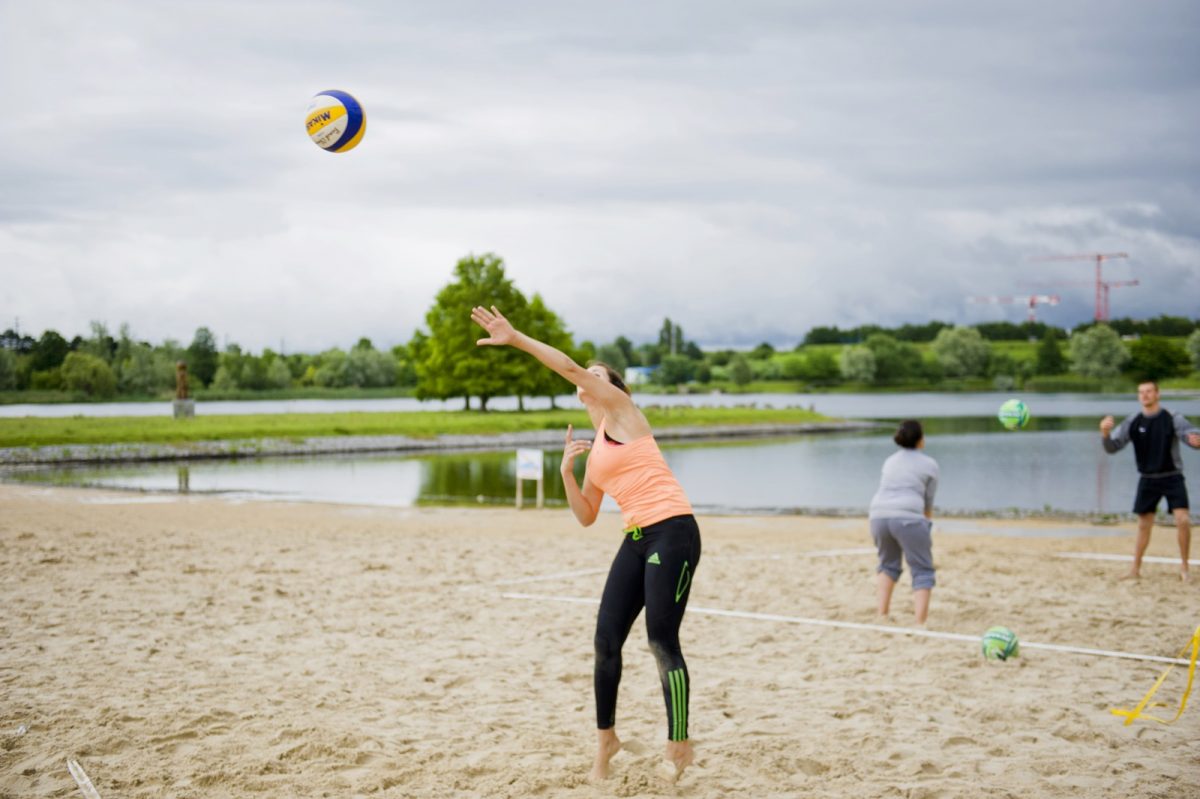 parc plage bleue valenton volley